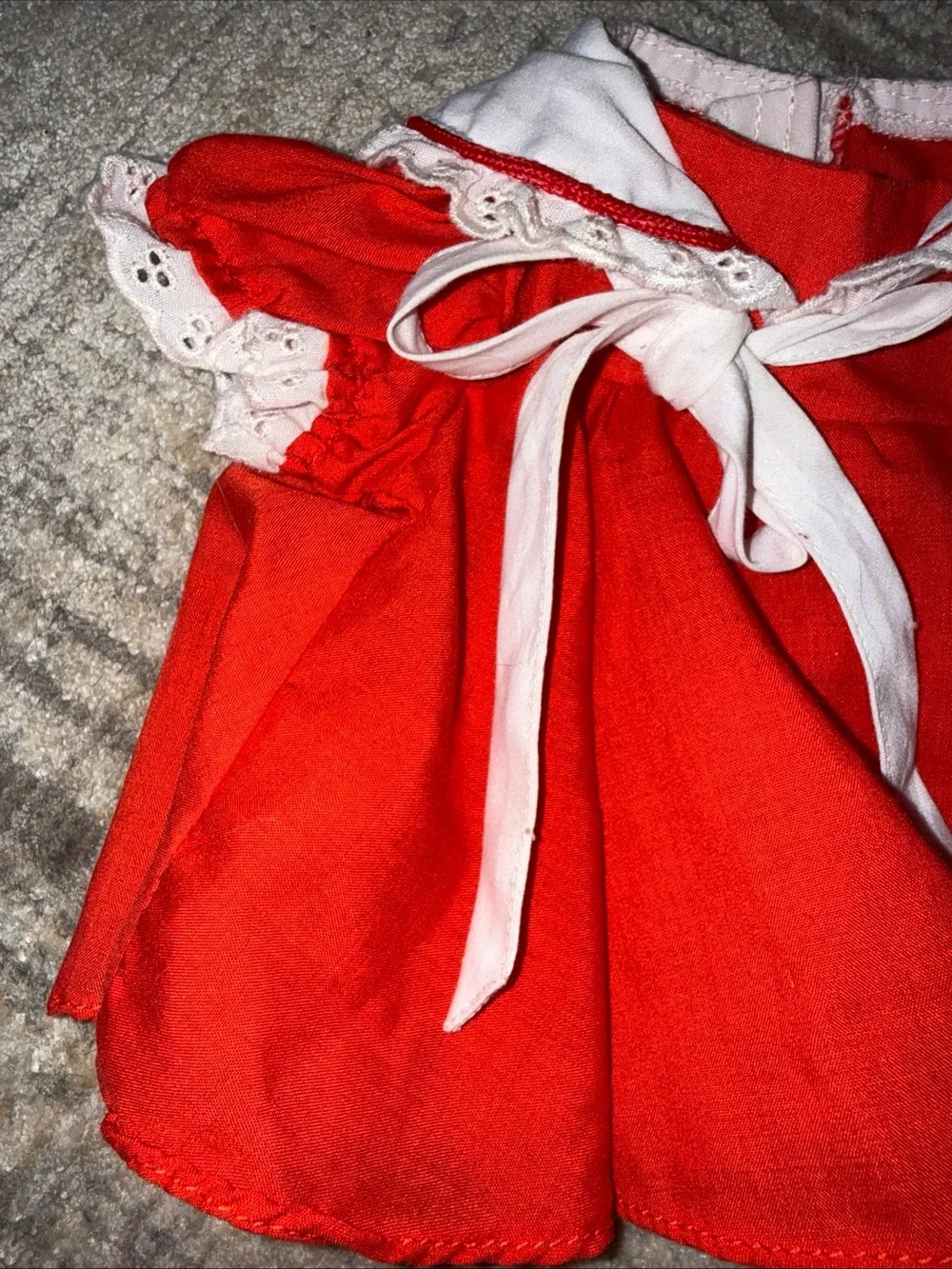 Cabbage Patch Kids Red Dress vintage